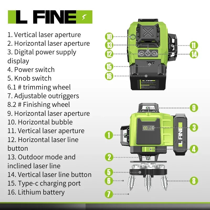 DIYzone™ 360°Self-leveling Laser Levels