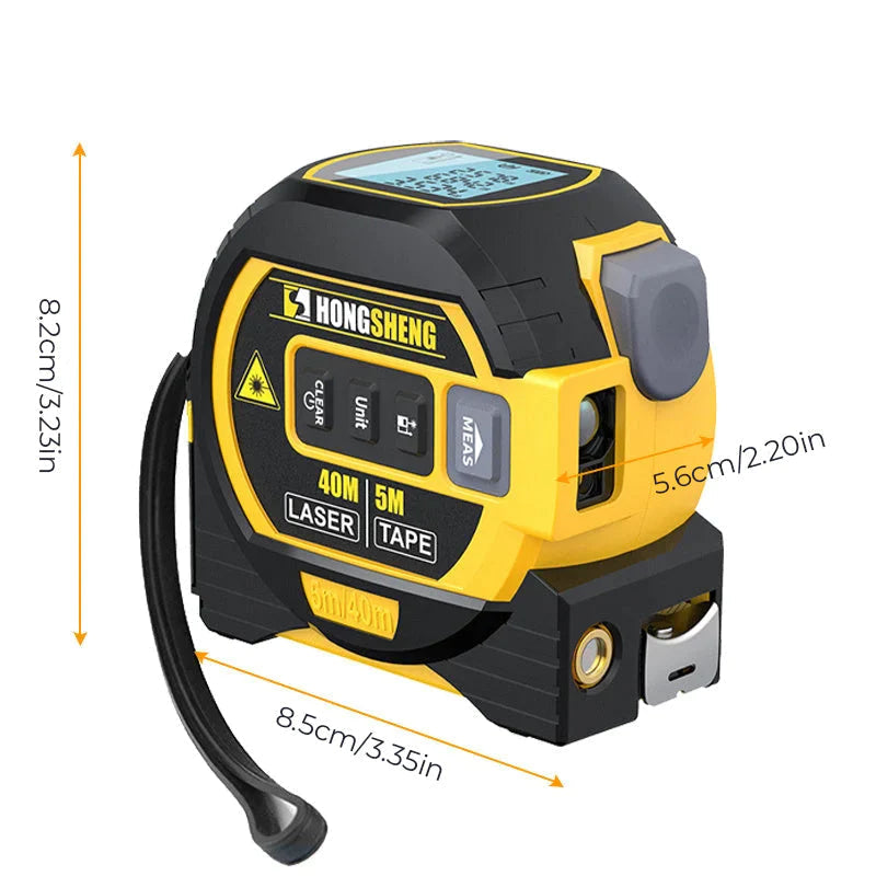 3-in-1 Infrared Laser Tape Measure