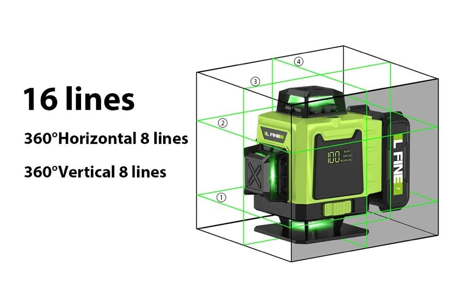 DIYzone™ 360°Self-leveling Laser Levels